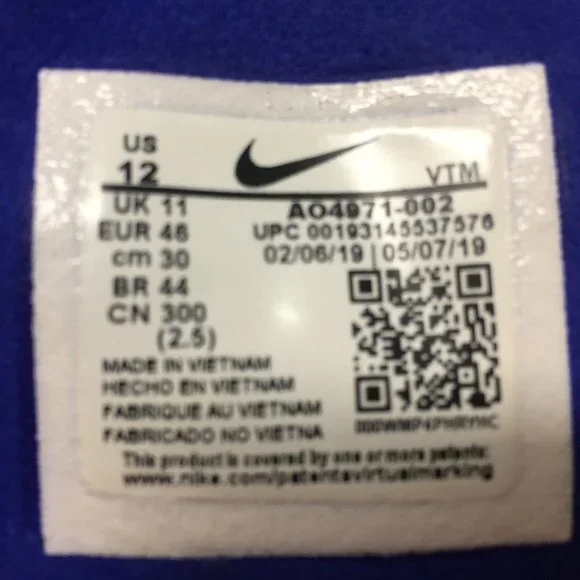 Sneakers Air 270 React Shoes Nike Size 12 Men's - Picture 3 of 16